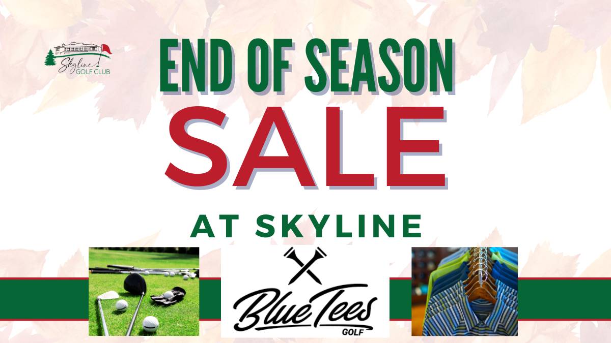 End of Season Sale – Begins October 1st